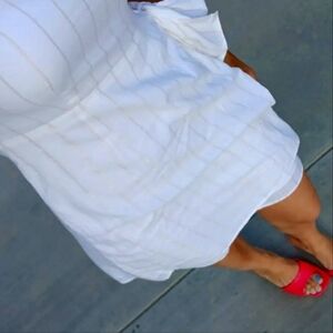 White one shoulder dress